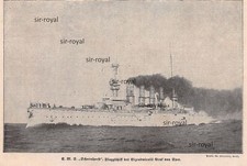 SMS Scharnhorst - Marine 1WK Militär - 1916 - Historische Aufnahme ~18x12cm