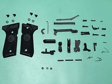 USED OEM BERETTA M9 .22 LR LOWER PARTS HAMMER SPRINGS TRIGGER SLIDE CATCH GRIPS