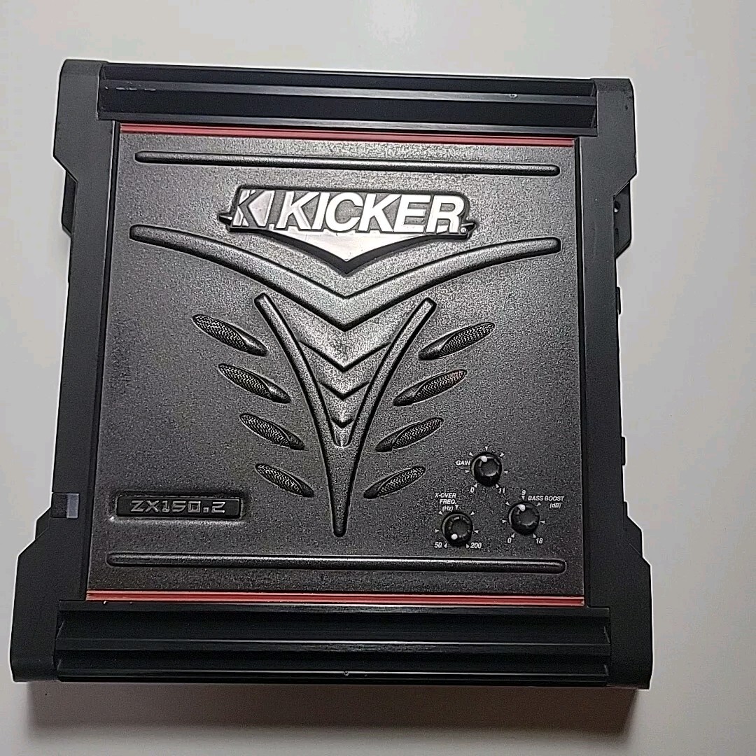 Kicker Amp Old School ZX150.2 Good Condition Some Cosmetic Kicker Amp Old School ZX150.2 Good Condition Some Cosmetic