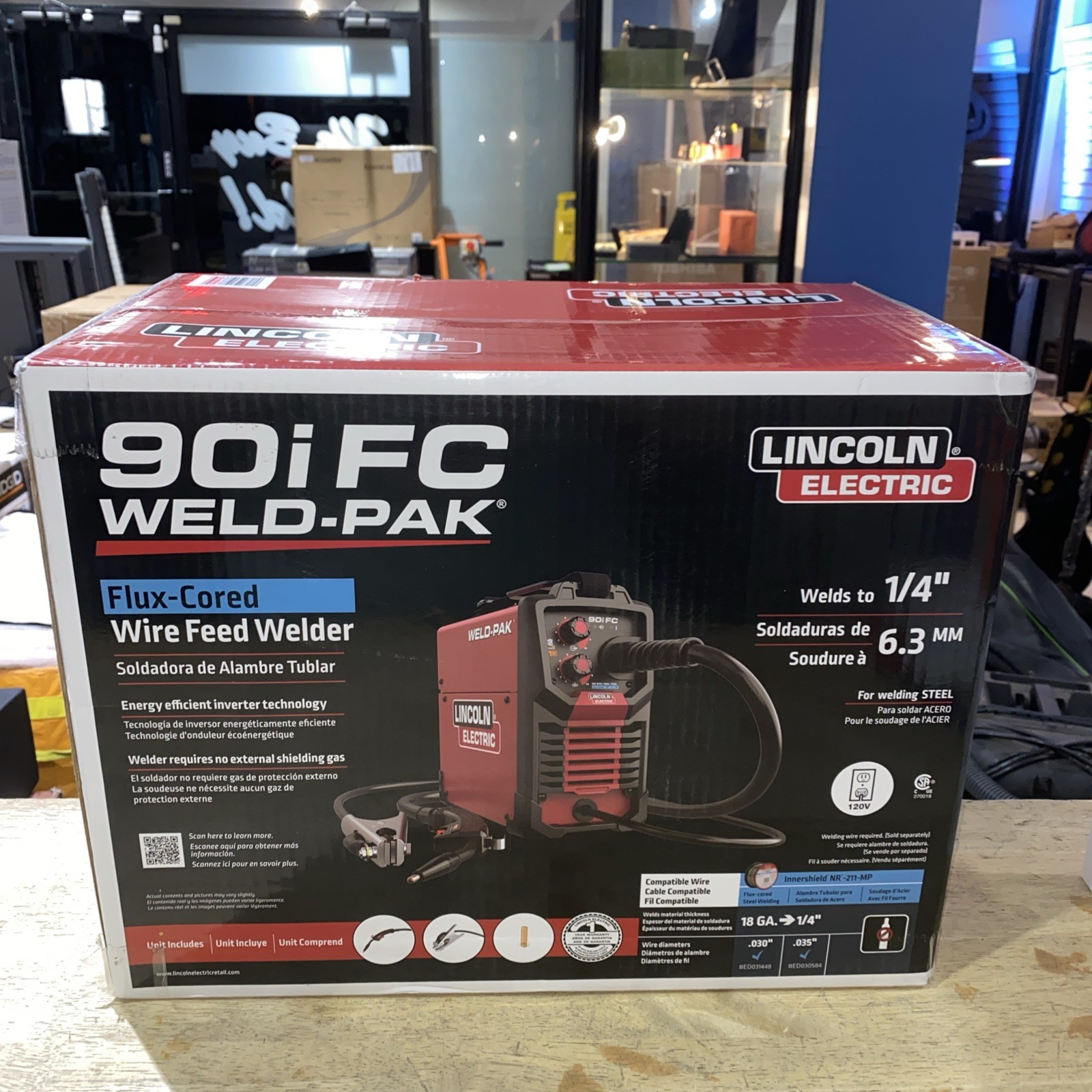 Lincoln Electric 90i FC WELD-PAK Flux-Cored Wire Feed Welder