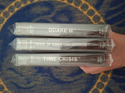 Medal of Honor, Quake II, Time Crisis Playstation 1