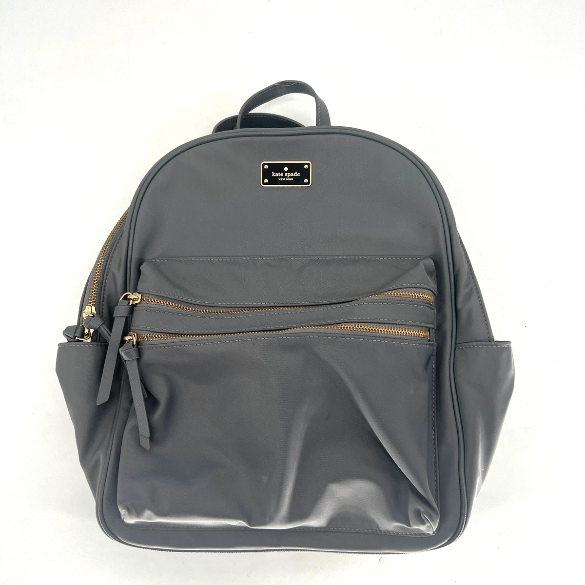 Kate Spade Thunder Grey Medium Flap Backpack kate spade new york Backpack Gray Bags & Handbags for Women  main image 3