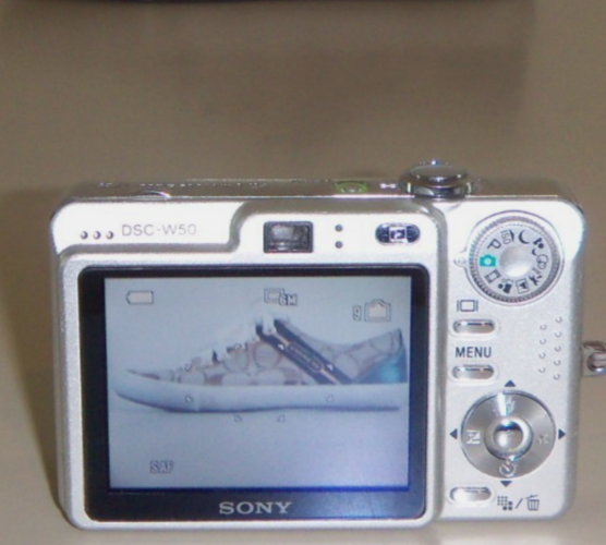 Sony Cyber-shot DSC-W50 6.0MP Digital Camera - Silver for sale