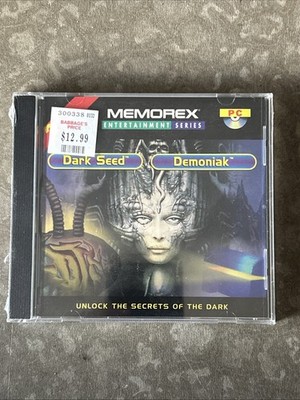 Memorex IBM PC CD-ROM Dark Seed and Demoniak Pack Games