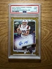 2024 Topps Cosmic Chrome - Autographs Drake Maye #CCA-DM Gold Interstellar PSA 9