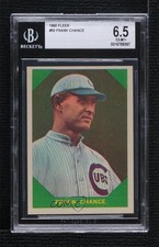1960 Fleer Baseball Greats Frank Chance #50 BGS 6.5 HOF 0q3