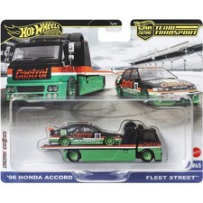 Hot Wheels Team Transport - '96 Honda Accord& Fleet Street - #65 - 2021