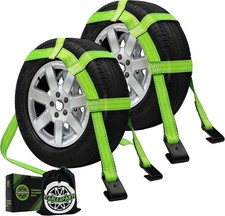 Starleaparts Tow Dolly Straps With Reflective 2 Pack Tow Dolly Basket Straps Wi
