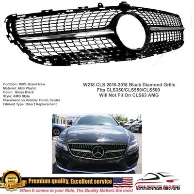 CLS Diamond Grille Black Facelift CLS550 CLS500 2015 2016 2017 2018 New Parts