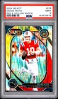 2024 PANINI SELECT RED & YELLOW SHOCK #218 DRAKE MAYE ROOKIE RC PSA 9