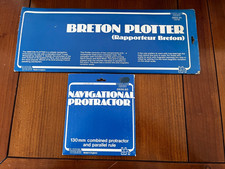 Breton Plotter and Navigational Protractor Portland Series Blundell Harling