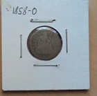 1858-O Seated Liberty Dime 10C Circulated Uncertified US Coin