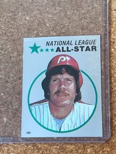 1982 Topps Baseball Stickers Foil # 123 NL All-Star 3rd Base Mike Schmidt