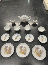 VINTAGE 1988 HOLLY HOBBIE CHINA Miniature TEA SET 14 PIECE T.C.F.C