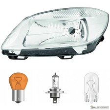 Scheinwerfer Depo H4 links passt für Skoda Fabia II Limo/Combi 542/545 ab 10-14