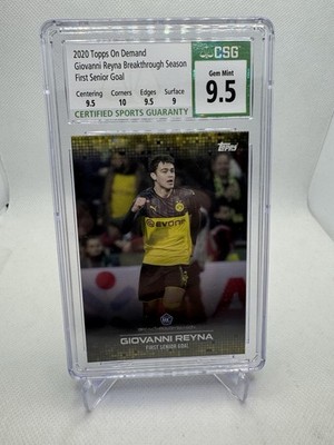 Giovanni Reyna RC Rookie Topps On Demand 2020 CSG 9.5 BVB Dortmund