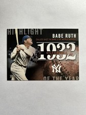 2015 Topps Highlight of the Year Babe Ruth #H-3 New York Yankees 🐐