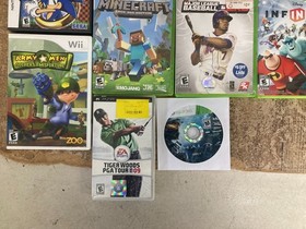 Lot of 11 Games Bundle Mario Kart 7 Sonic Nintendo DS Wii PSP XBOX 360 One