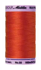 Paprika 0450 | Silk-Finish Cotton 50wt - #9104 (500M / 547Y Spool) | Mettler