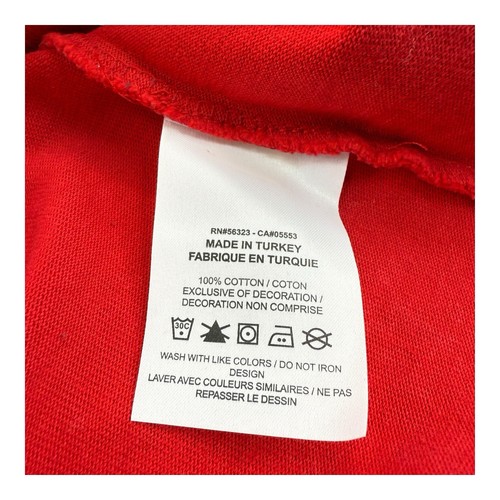 Nike Herren Größe Small rot dick Baumwolle Langarm T-Shirt Tropf Logo Grafik Neu mit Etikett - Bild 9 von 11