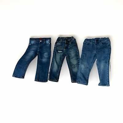 7 For All Mankind, Garanimals, Lot 3 Toddler boy Jeans 2T Blue Denim
