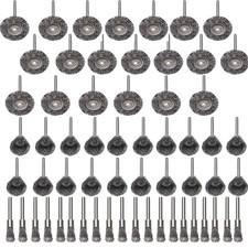 60 Pcs Wire Brushes Set, Steel Wire Wheels Pen Brushes Set Kit for Rotary Tool