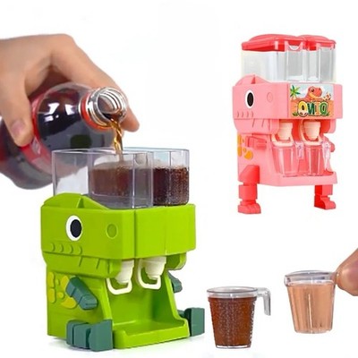 Kids Dinosaur Dual Water Dispenser Toy | Cold & Warm Water Fountain Play