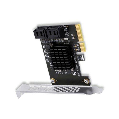 PCIE X4 to Card PCI-E Adapter PCI-E 3.0 to SATA3.0 Expansion Card7783 - Picture 3 of 7