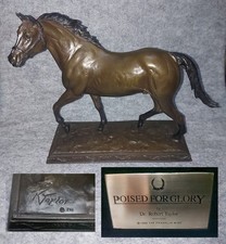 Franklin Mint Bronze Horse Sculpture `Poised  For Glory` -Dr Robert Taylor 1992