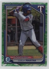 2024 Bowman Draft Chrome Lunar Glow Refractor Curley Martha #BDC-165 1i72