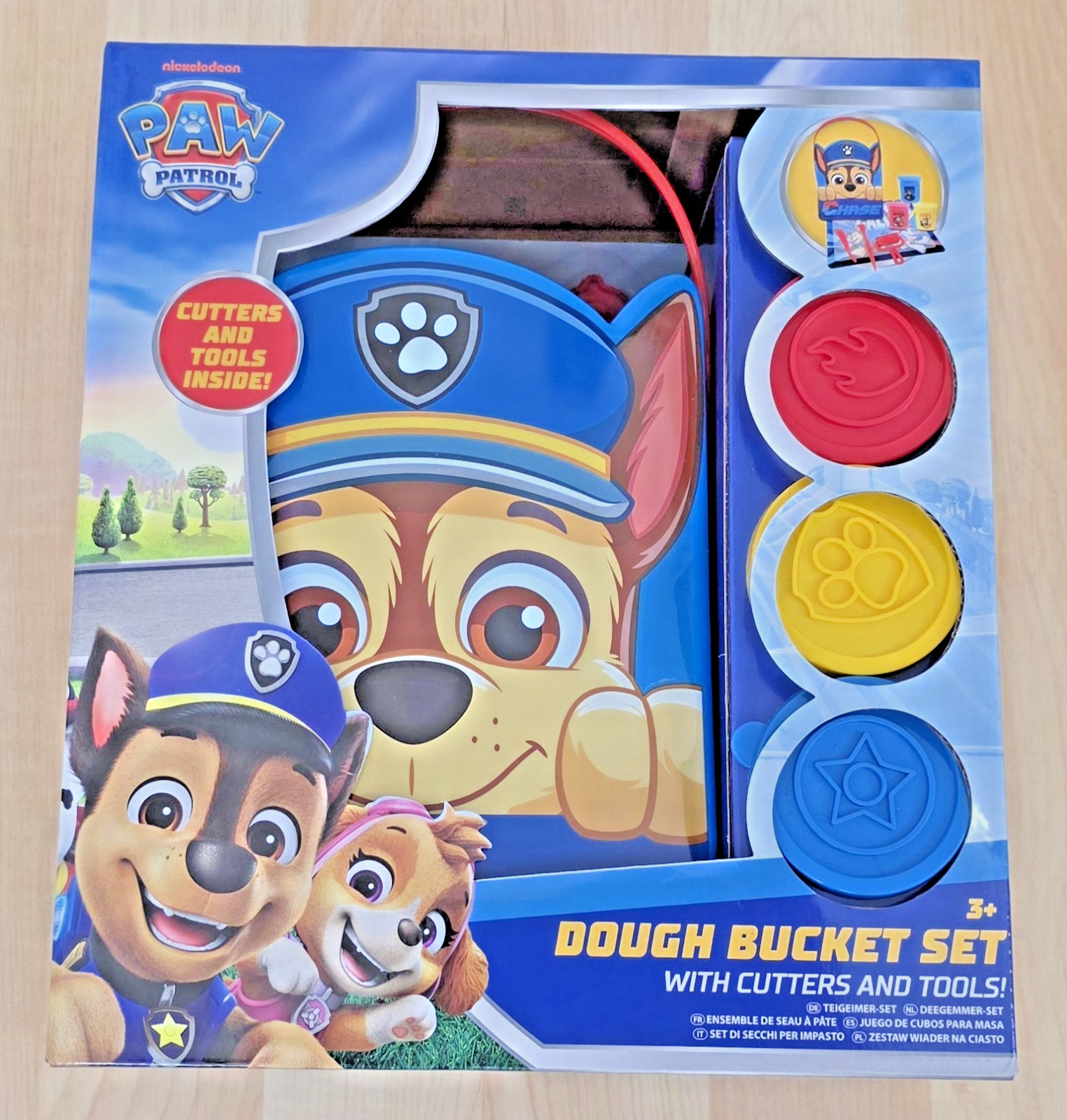 Paw Patrol Chase Dough Bucket Set - Arts & Crafts