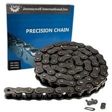 80H Heavy Duty Roller Chain 10 Feet with 1 Connecting Link