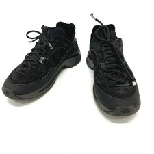 CHANEL G40193 23S Trainers strap sneakers Canvas Black