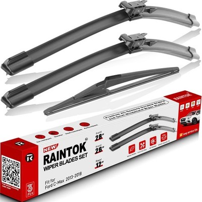 Windshield Wiper Blades Replacement for Ford C-Max Cmax 2013 2014 2015 2016 2017