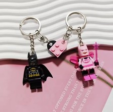 Juego de llaveros de dos piezas Batman y hadas Batman día de San Valentín novio pareja