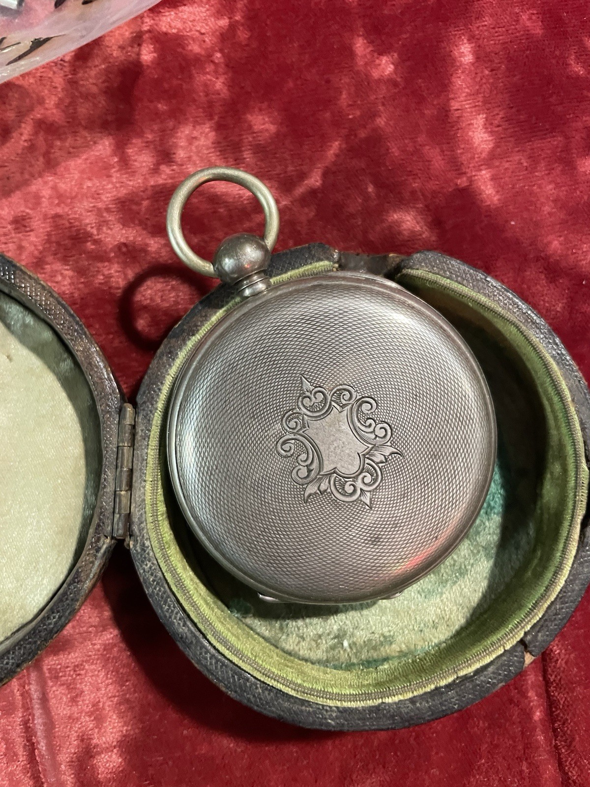 Vintage  LARGE  SILVER Jump SECOND DUPLEX POCKET … - image 6