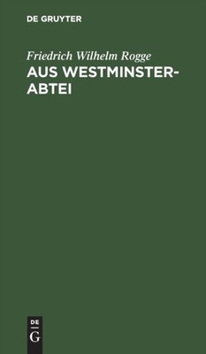 Rogge - Aus Westminster-Abtei - New hardback or cased book - 99 - X555z