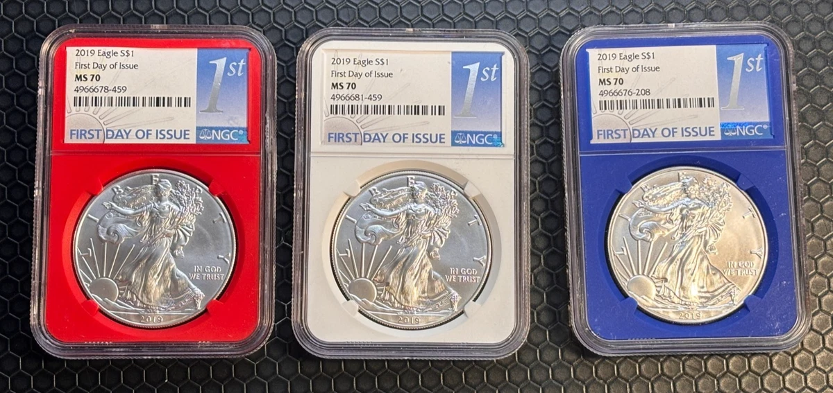 American Eagle MS 70 Graded 2019 Silver Bullion Coins for sale | eBay