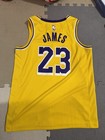Nike LeBron James Icon Edition Swingman Men's Jersey (LA Lakers), Amarillo/Field — photo 2