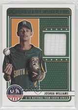 2023 Panini USA Baseball Stars & Stripes Joshua Williams #U18-JW 0q1p