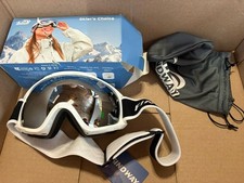 Findway White Ski Googles
