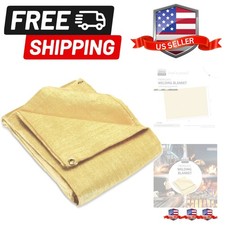 Fireproof Welding Blanket , Heavy-Duty Fiberglass Fire Shield for Welding, He...