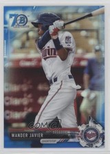 2017 Bowman Chrome Prospects Blue Refractor 70th Anniversary Wander Javier 0l9t