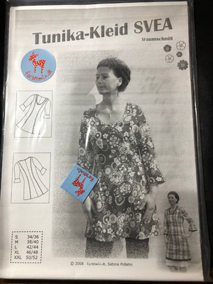 Farbenmix Schnittmuster  - Tunika-Kleid Svea - Gr. 34-52 (Doppelgrößen)