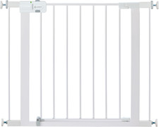 Baby Gate Walk Through With Door Adjustable Width 29-38 Inches Tall 28 Inches