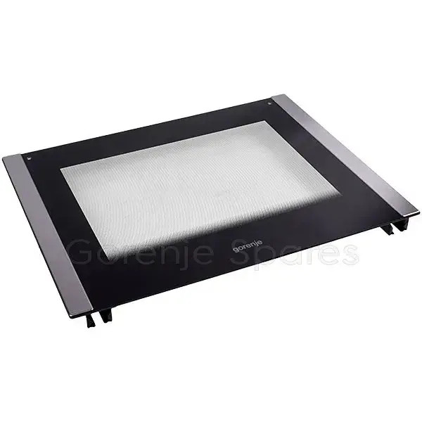 Gorenje Oven Door Glass NG3 6-30 HZ 9011 NR For BC3101AX BC5101AX Genuine 423279