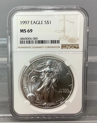 1997 American Silver Eagle - NGC - MS 69