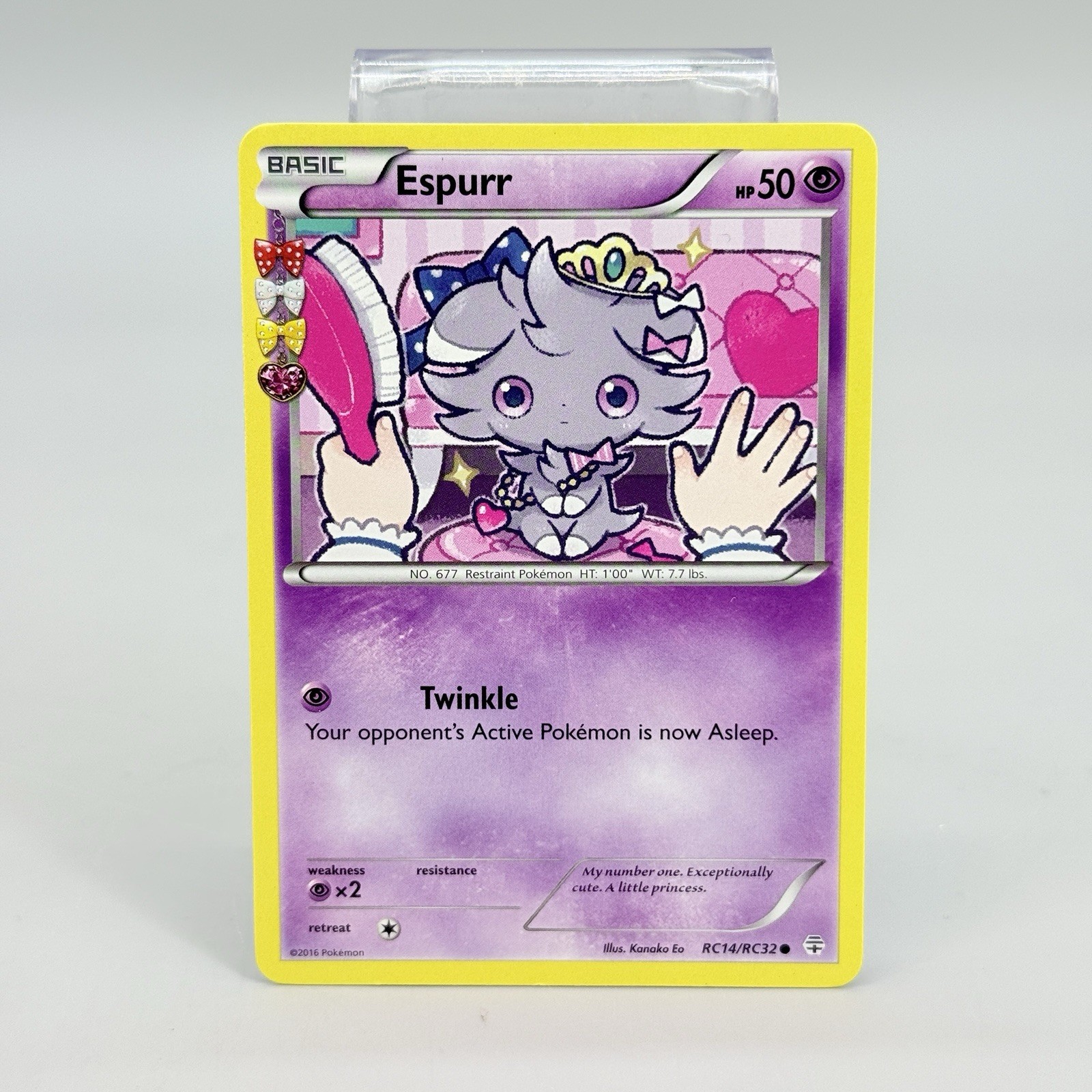Pokemon Espurr RC14/RC32 Generations: Radiant Collection Regular Card LP