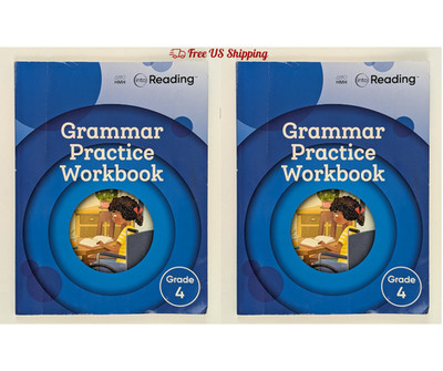 HMH Into Reading Grammar Practice Workbook Grade 4 Set of 2