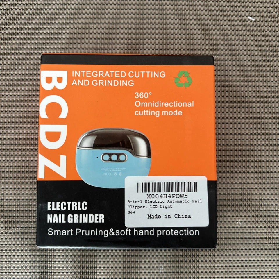 Cortaúñas eléctrico 3 en 1 - USB recargable (rojo)” Foto 2 de 4